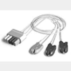 5956441 ECG cable - 3-lead - dual-pin connector - IEC2 (AHA/US color code) - 1 m