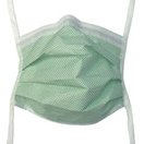653320 MASK FACE SURGICAL FOAM FOG SHIELD GREEN POLY TIES ( CS 150 )