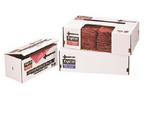 HSP3339HPR BAG TRASH LINER 33X39IN RED 1.25MIL PRINTED CORELESS ROLL ( CS 200 )