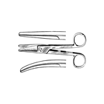 100224 SCISSORS MAYO-NOBLE 6 1/2IN STRAIGHT BEVELED BLADES ( EA 1 )