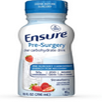 65044 NUTRITION ENSURE CLEAR 10OZ BOTTLE PRE-SURGERY STRAWBERRY ( CS 12X10OZ )