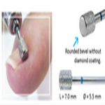 111MD31S GOVT BUR PODIATRY DIAMOND SIDE GRINDER 7X5.5MM SMOOTH TOP ( CS 40 )