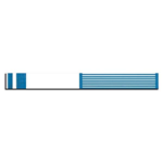 300011VHR BAND ID WHITE SECURLINE SHORT STAY WRITE-ON BAND    NOVAPLUS ( BX 1000 )